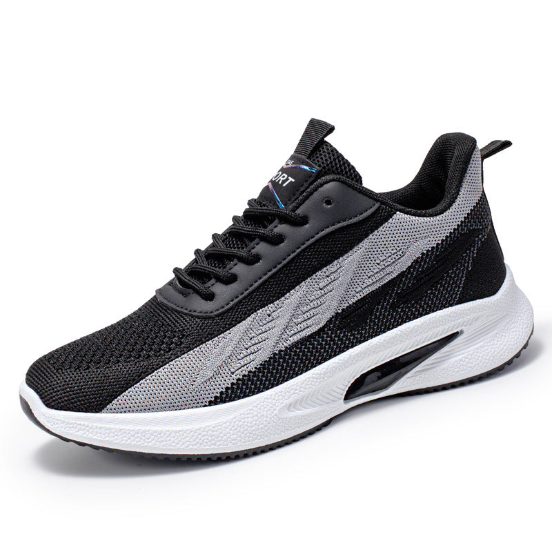 Color-blocked Mesh Sneakers Men Breathable Comfortable Casual Fashion Lace Up Wear-resistant Walking Running Sports Shoes – Premium 4 | RICALOUX