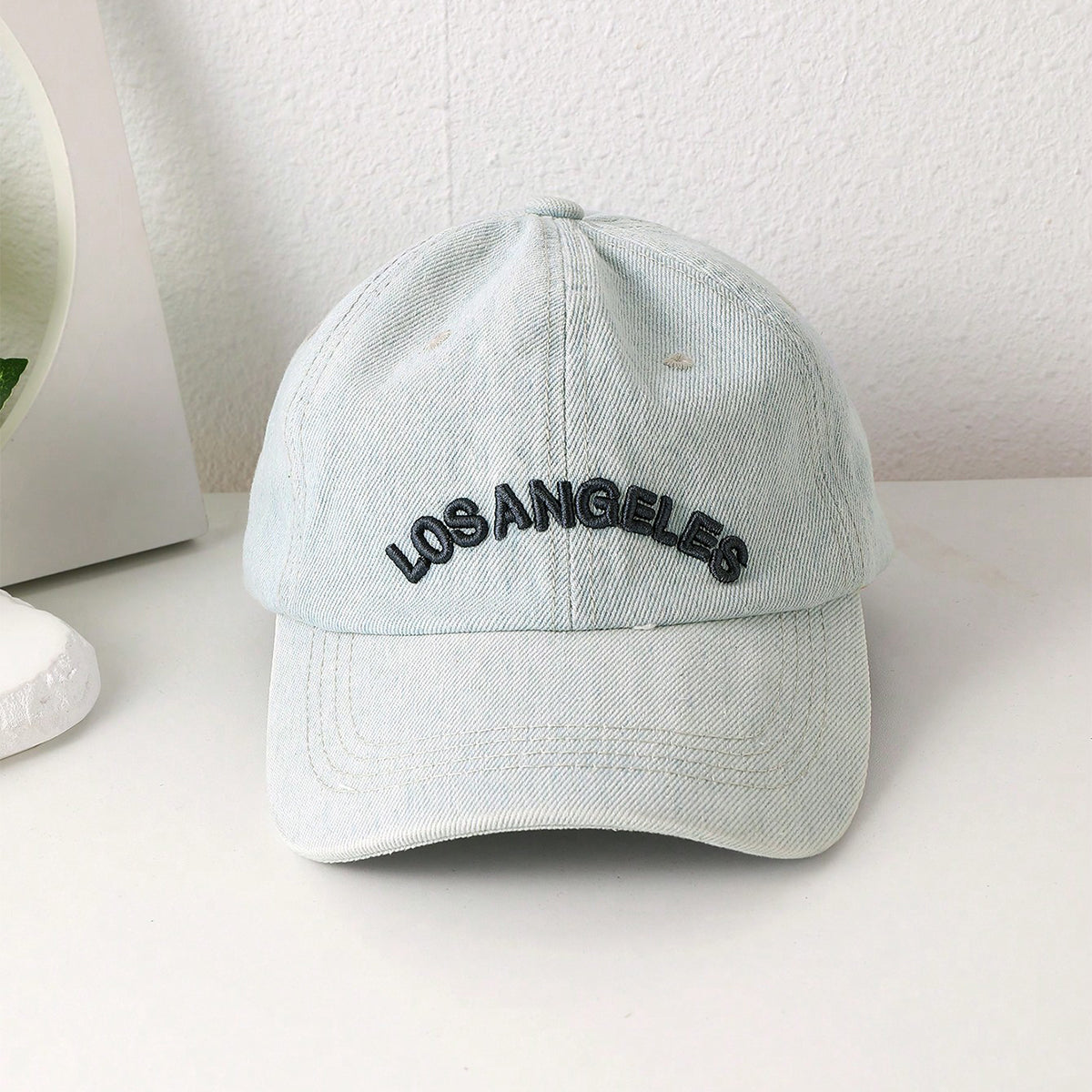 Men's And Women's Three-dimensional Letter Embroidery Design Retro Distressed Texture Baseball Cap For Daily Commuting, Street Outings, Trendy Hat by Ricaloux
