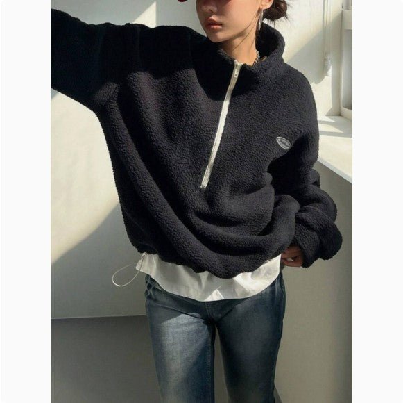 Winter Sweater Fleece-lined Women's Sports Jacket - RICALOUX