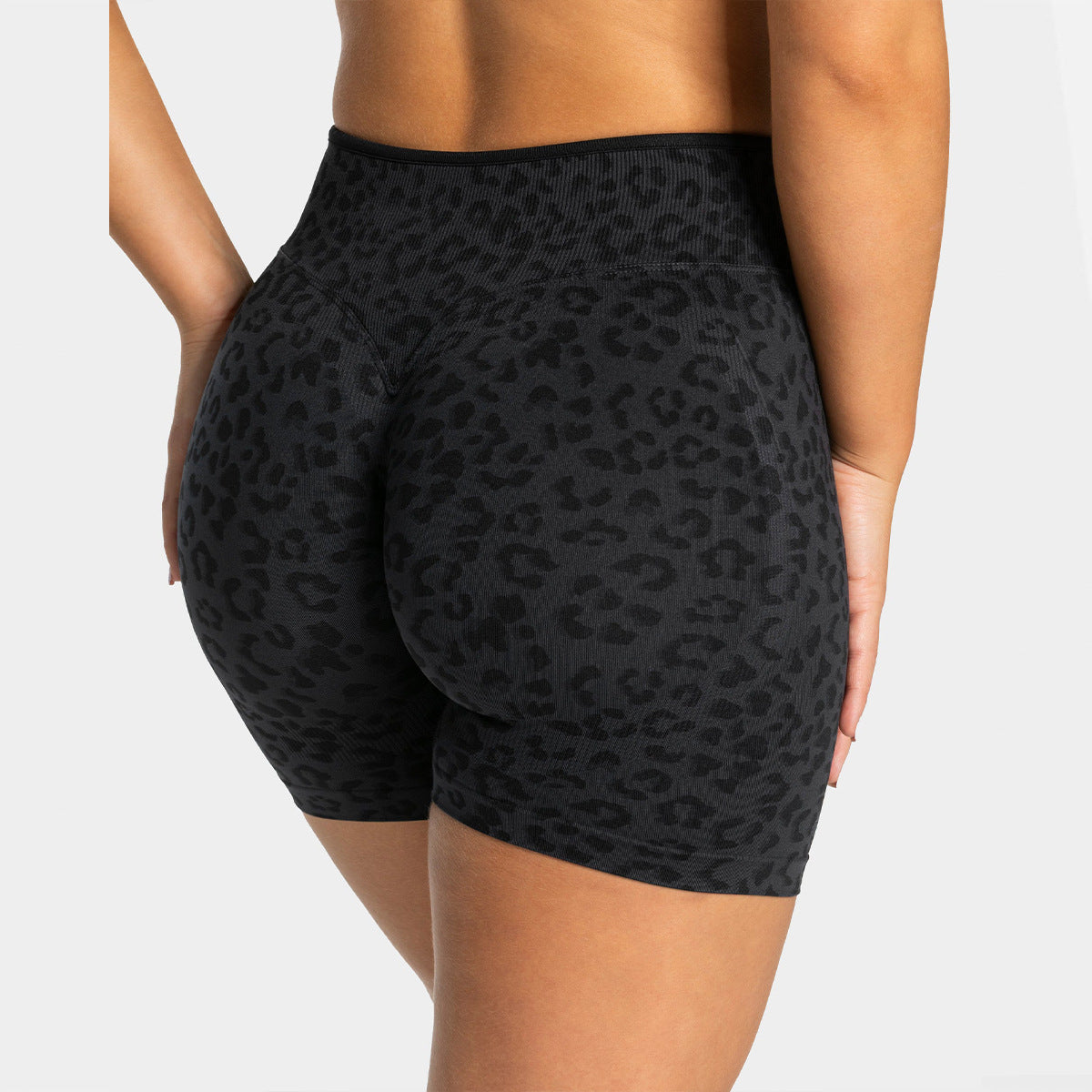 Quick-dry Seamless Yoga Shorts With High Elasticity, Tummy Control, Color-blocked High Waist, Butt-lifting Design, Tight Fit, Suitable For Outdoor Wear, Running And Peach-shaped Hip Fitness Shorts – Premium 4 | RICALOUX