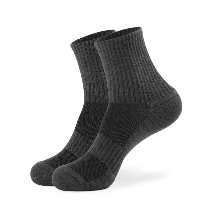 Pure Cotton Sports Socks With A Thickened Towelbacked SoleMens Basketball Style – Premium 0 | RICALOUX