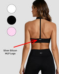 Workout Bra Chest Pad High Elastic Quick-drying by Ricaloux