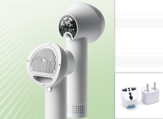 Smart Pet Hair Dryer Dog Golden Retriever Cat Grooming Hairdressing Blow & Comb Silent No Harm Pet Cleaning Supplies Pet Products - RICALOUX