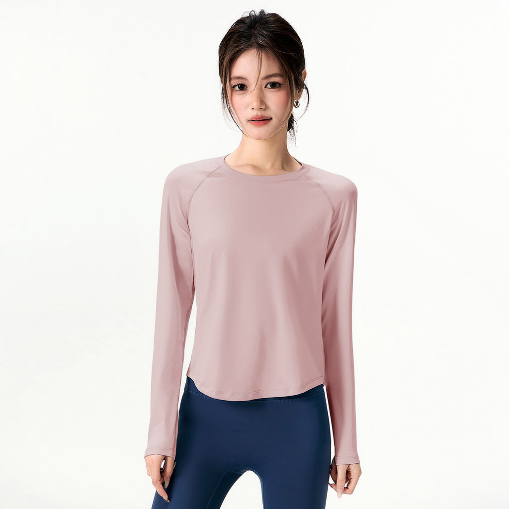 Womens Loose-Fitting Quick-Drying Sports Top by Ricaloux