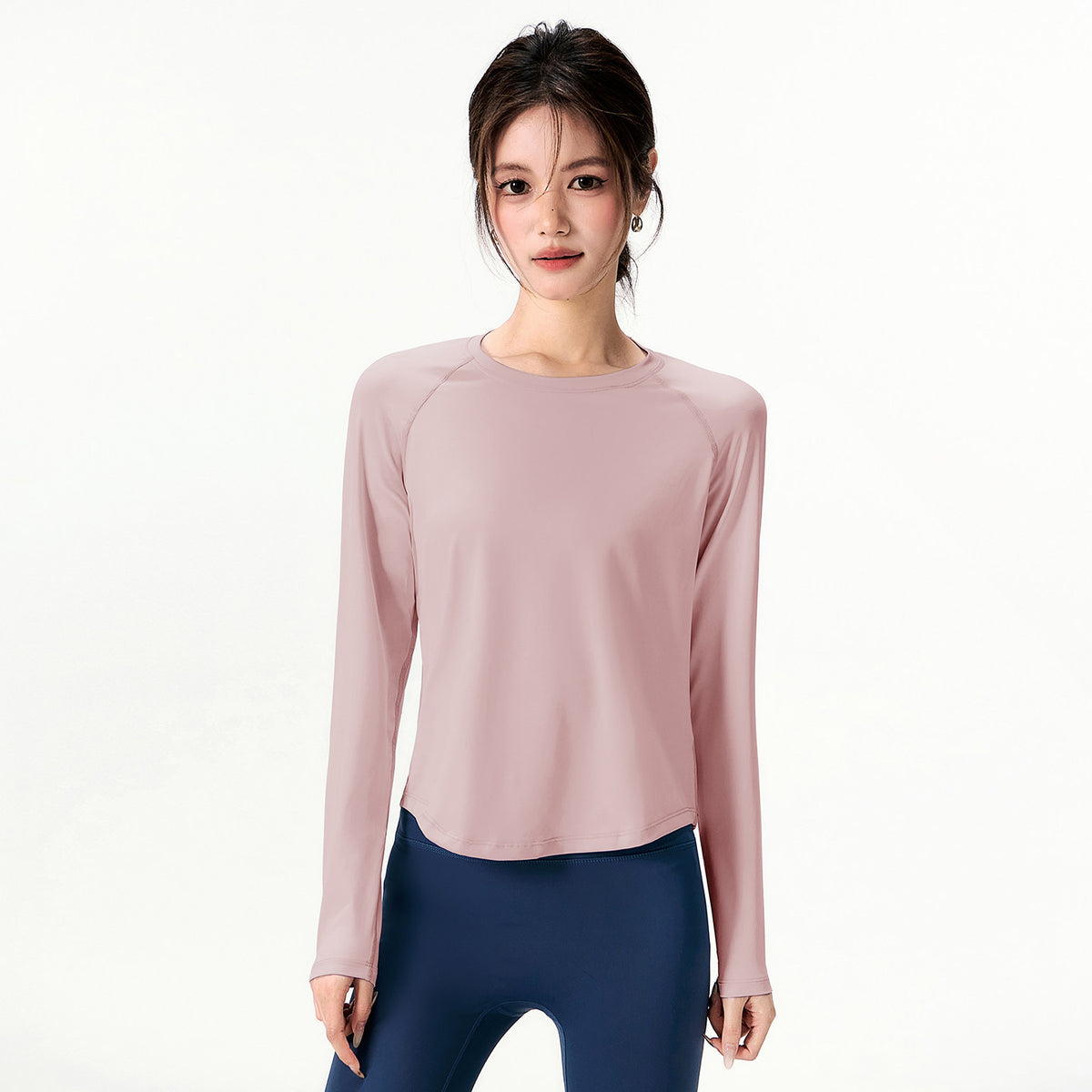 Womens Loose-Fitting Quick-Drying Sports Top by Ricaloux