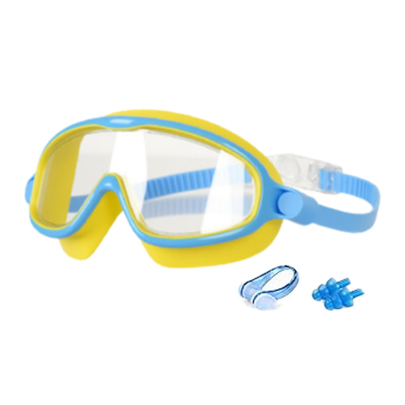 Kids Large-Frame Swimming Goggles With Nose Cover High-Definition Waterproof – Premium 0 | RICALOUX
