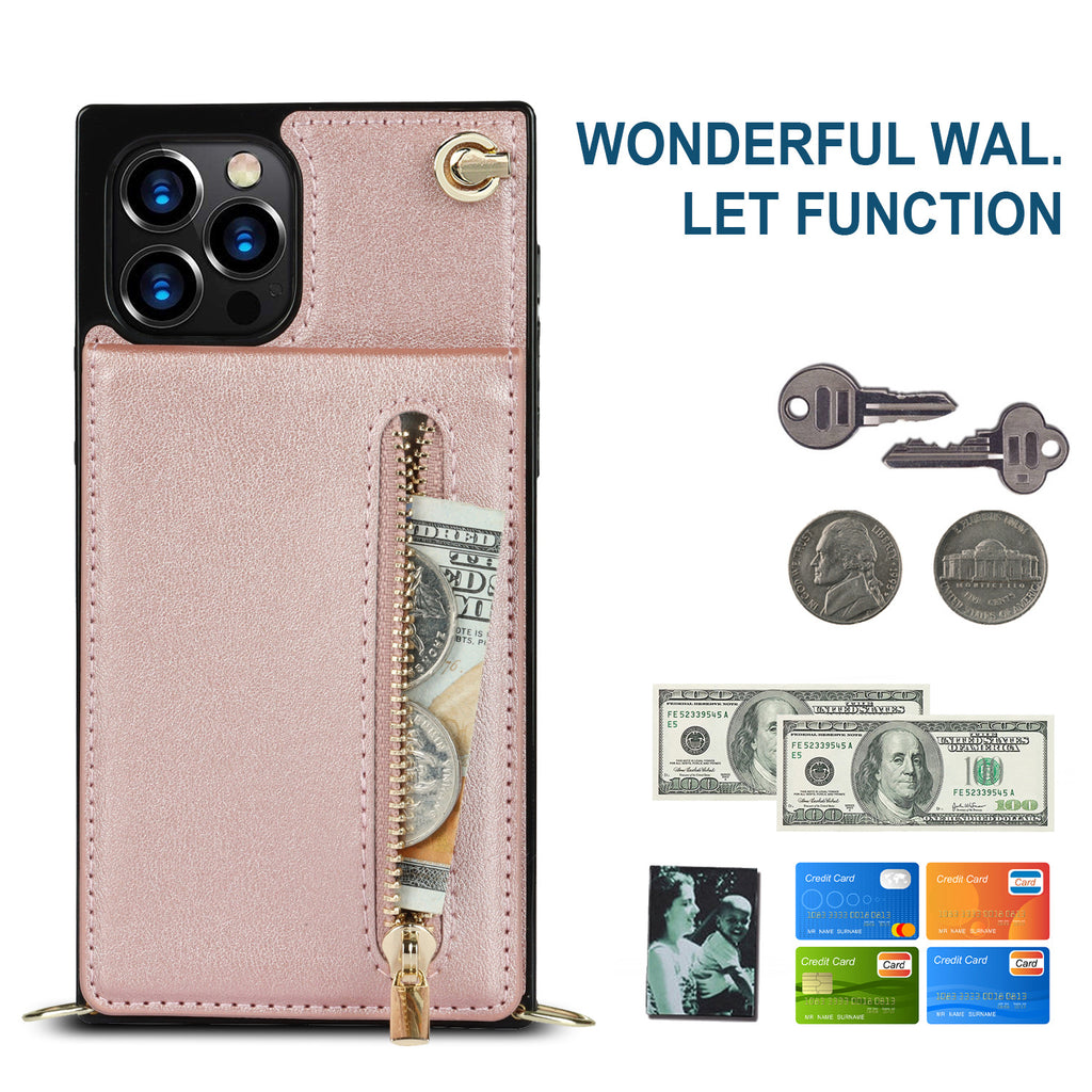 Zipper Phone Case Phone Case Crossbody by Ricaloux