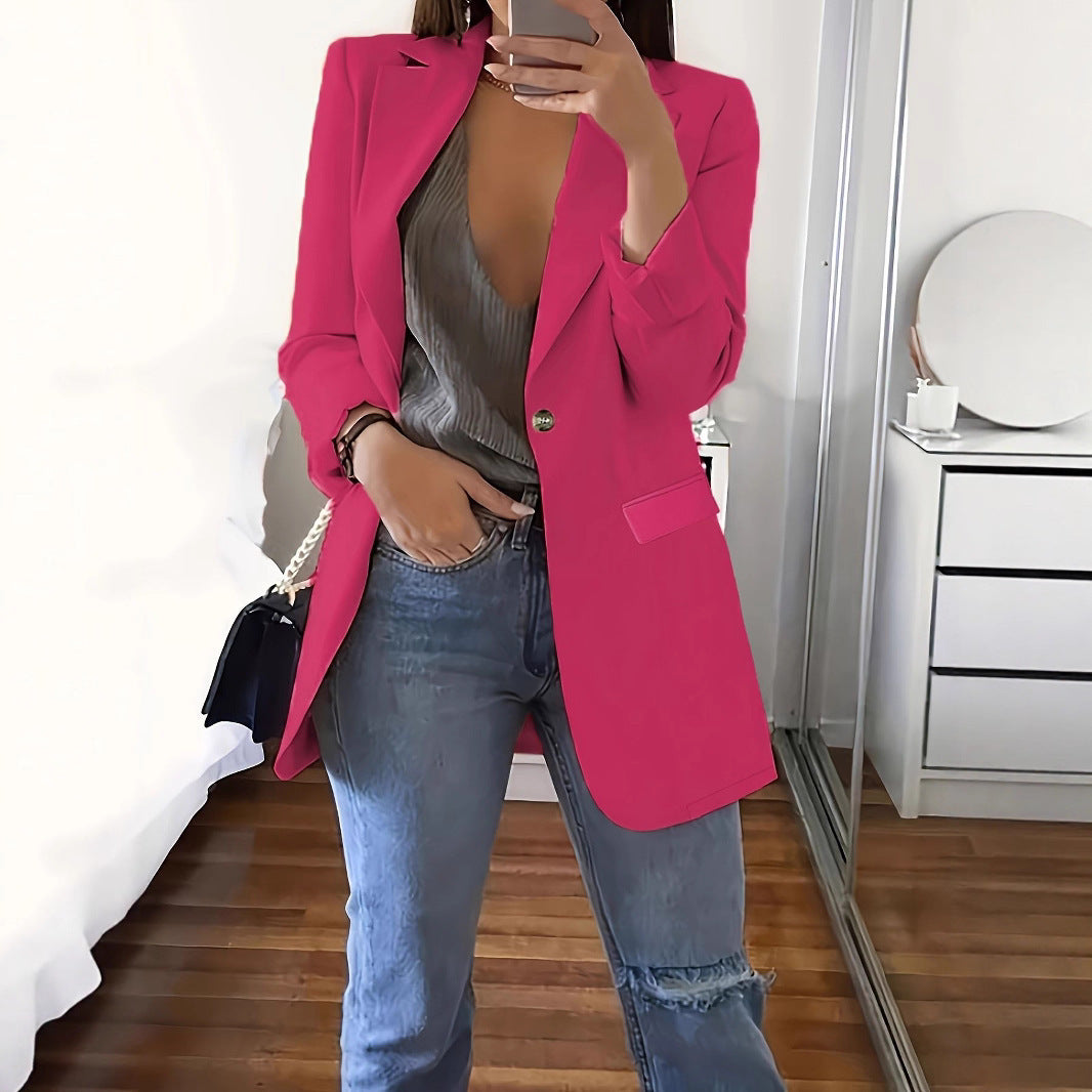 New Stylish Casual Slim-fit Lapel Blazer For Women – Premium 0 | RICALOUX