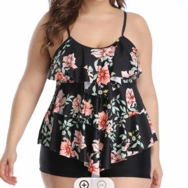 Plus-size Boxer Briefs Printed Swimsuit – Premium 0 | RICALOUX