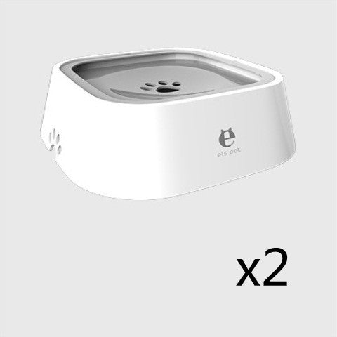 1.5L Cat Dog Water Bowl Carried Floating Bowl Anti-Overflow Slow Water Feeder Dispenser Pet Fountain ABS&PP Dog Supplies - RICALOUX