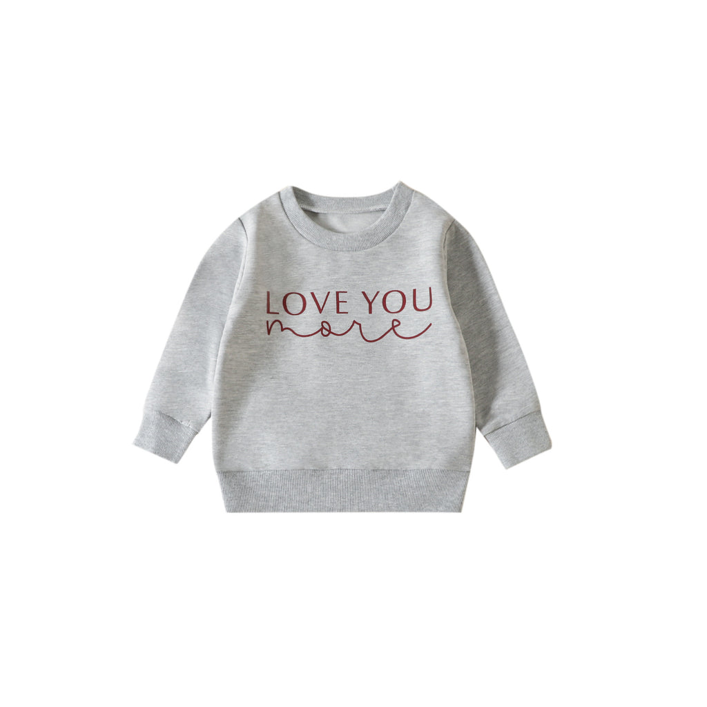 Children's Clothing Spring Boys' Top Letter Sweater Baby Romper - RICALOUX