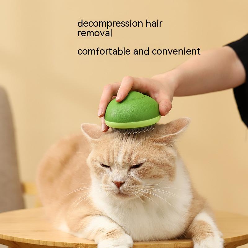 Cat Brush Hair Remover Cleaning Avocado Shaped Dog Grooming Tool Pet Combs Brush Stainless Steel Needle Pet Cleaning Care by Ricaloux