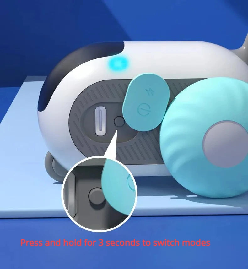 Remote Control Interactive Cat Car Toy USB Charging Chasing Automatic Self-moving Remote Smart Control Car Interactive Cat Toy Pet Products by Ricaloux