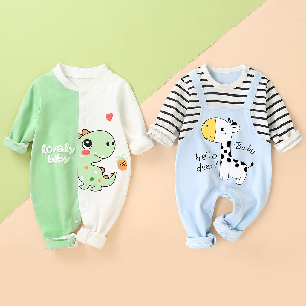 Long-sleeved Romper Girl Baby Clothes Autumn Suit - RICALOUX