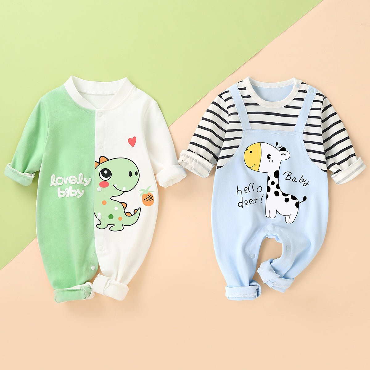 Long-sleeved Romper Girl Baby Clothes Autumn Suit - RICALOUX