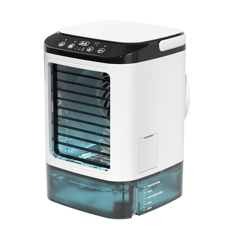 New Style Air Cooler Desktop Air Conditioner Fan Dual Spray Cooling Electric Fan Air Cooler USB Portable Refrigeration - RICALOUX
