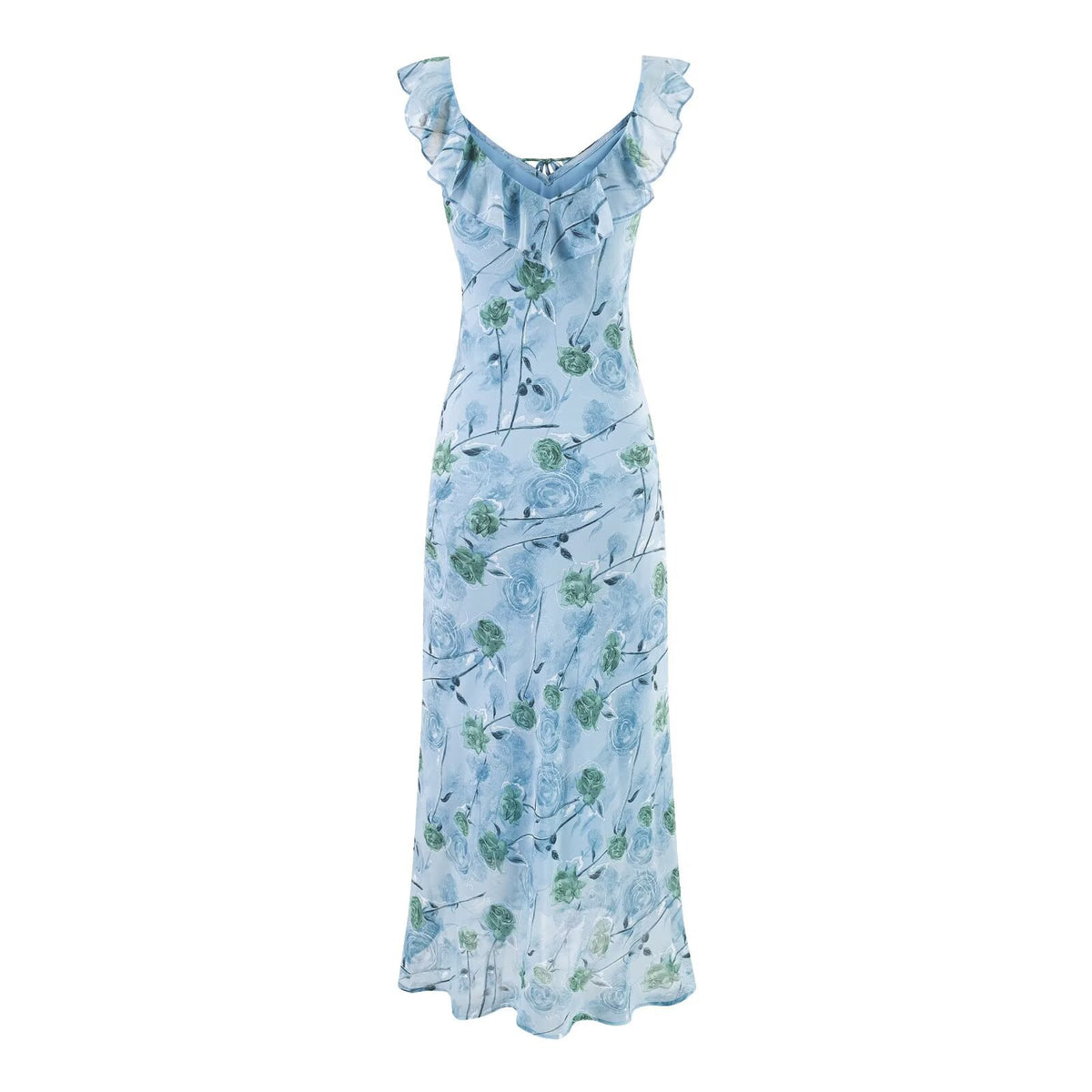 Womens Strap Waist-Slimming Casual Dress by Ricaloux