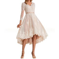 Summer Plus-Size Fashionable Long-Sleeve Bridal Wedding Dress by Ricaloux