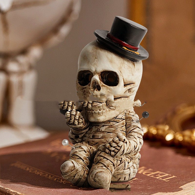Resin Crafts Halloween Decorations Home Skull Aromatherapy Home Decor - RICALOUX
