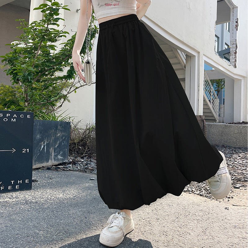 Puffy Petal High-waisted Midi Skirt by Ricaloux