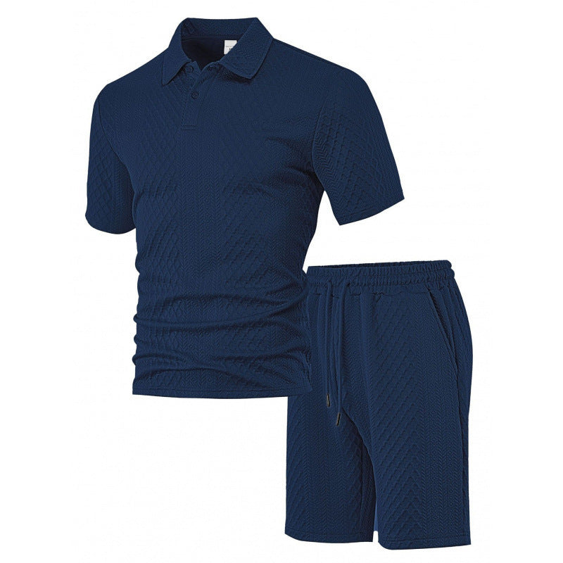 Mens Casual Suit With Jacquard And A Lapel – Premium 0 | RICALOUX