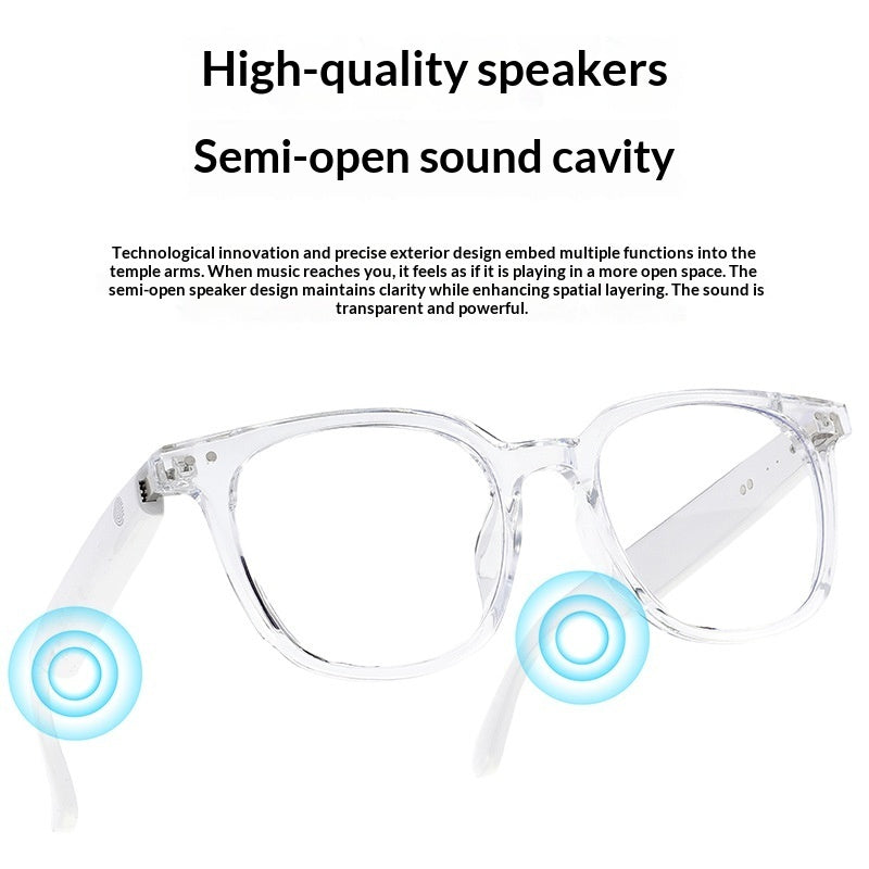 Photochromic Lens Smart Bluetooth Glasses by Ricaloux
