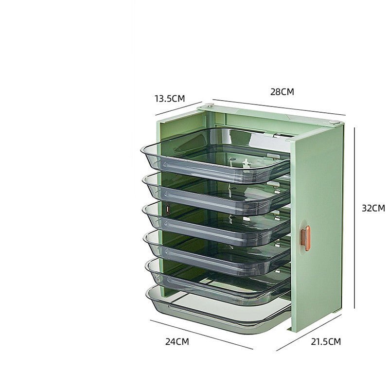Home Kitchen Multi-functional Multi-layered Vegetable Preparation And Loading Tray - RICALOUX