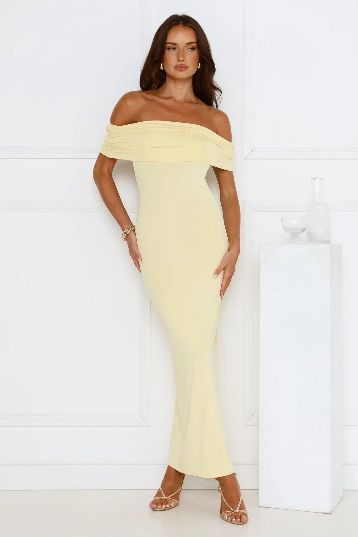 Off-the-shoulder Strapless Backless Sexy Sheath Dress by Ricaloux