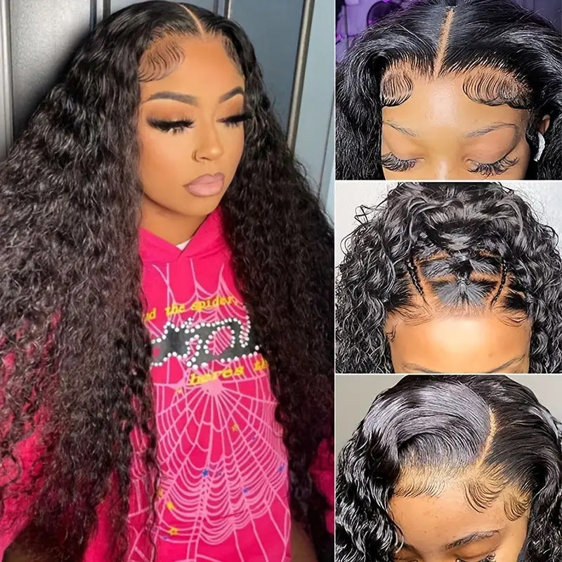 Former Lace Wig Lady Middle Part Long Wavy Hairstyle Fluffy Natural Full Head – Premium 0 | RICALOUX