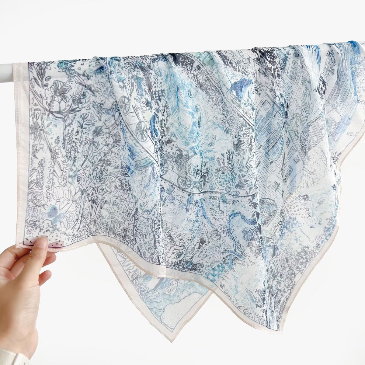 New Breathable Versatile Silk Chiffon Scarf For Women, Also Usable As A Shawl – Premium 0 | RICALOUX
