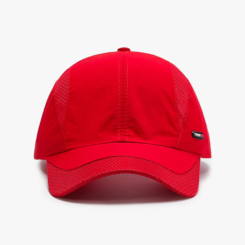 Summer Men's And Women's Quick-drying Mesh Breathable Adjustable Fashionable Casual Style Baseball Cap Suitable For Outdoor Daily Commuting by Ricaloux