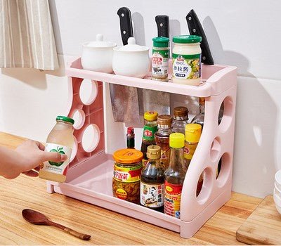 Kitchen Storage Shelving Kitchen Supplies Storage Artifact Multilayer - RICALOUX