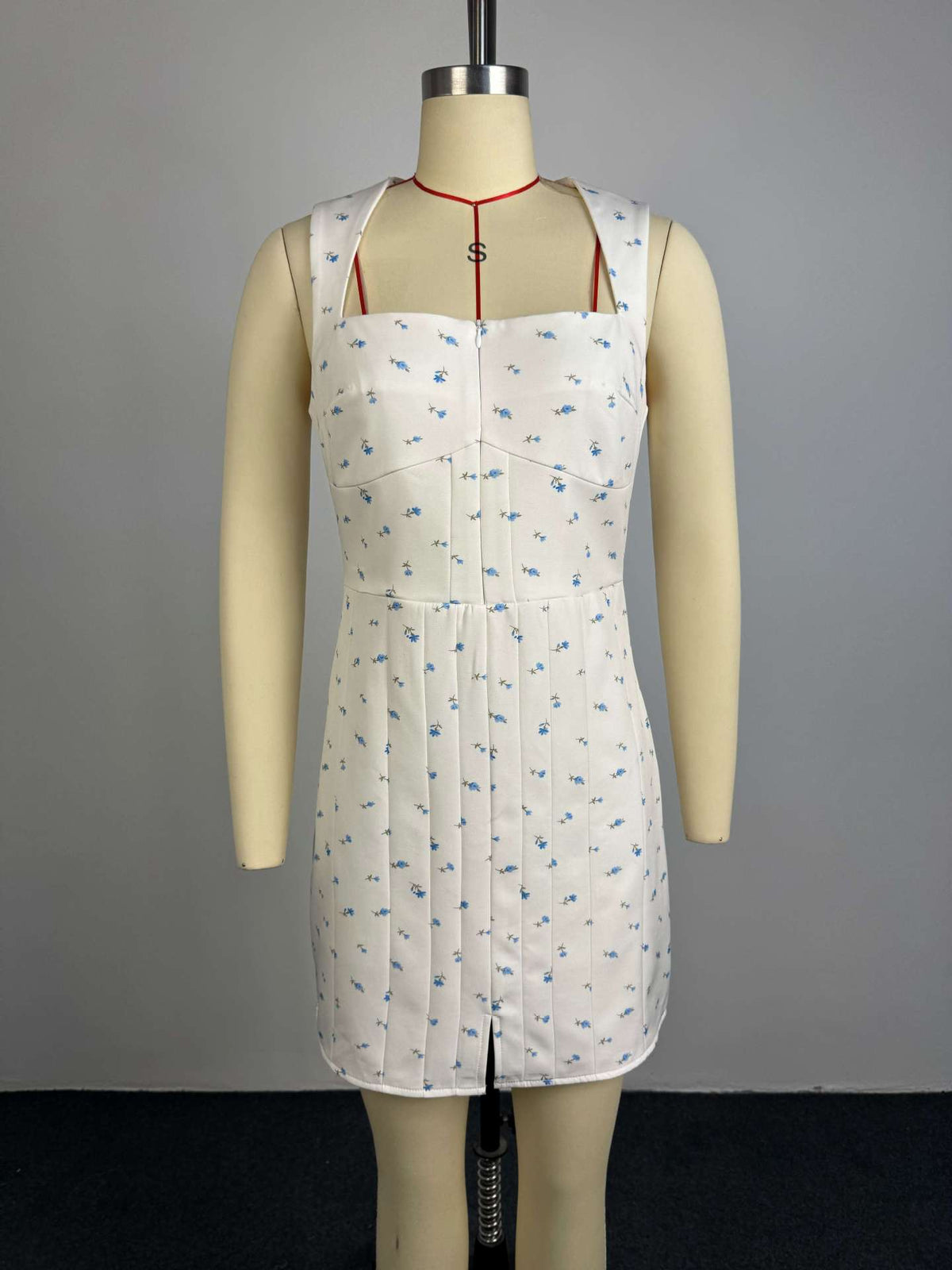 Irregular Floral Print Top And Skirt Set by Ricaloux
