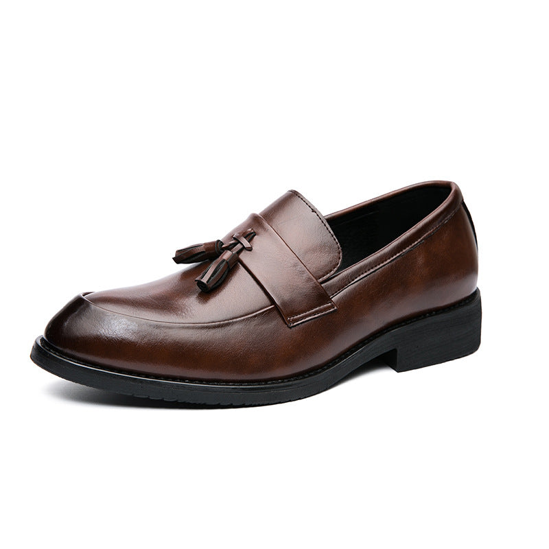 Casual Men Loafers Classic Tassel Men Leather Shoes Wedding Men Dress – Premium 0 | RICALOUX