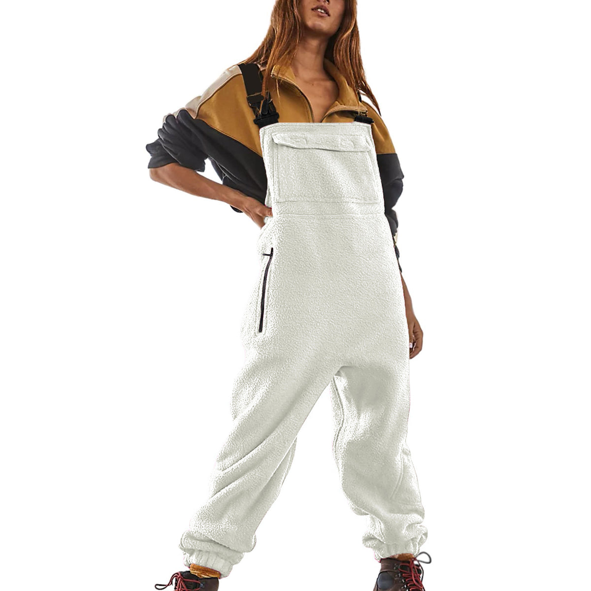 Women Workwear Jumpsuit Polar Fleece - RICALOUX