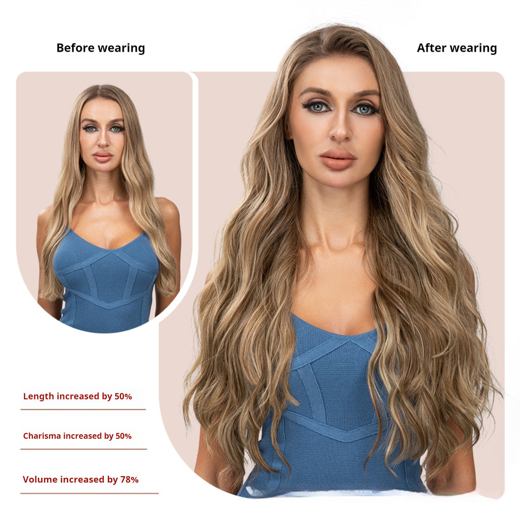 High-temperature Fiber Wig Women's Wig Set Four-piece Set – Premium 0 | RICALOUX
