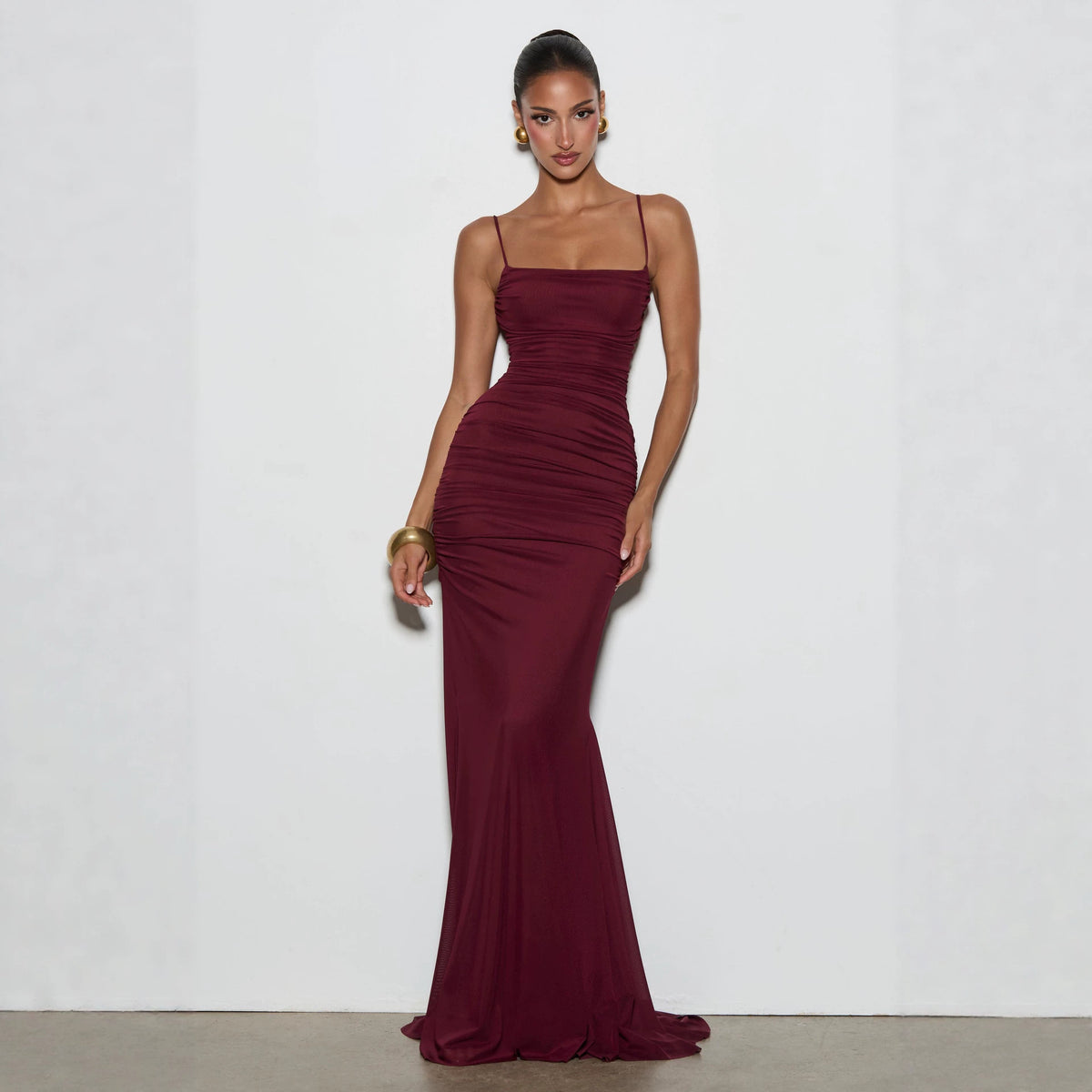 Back-tie Figure-hugging Sheath Evening Gown Dress – Premium 0 | RICALOUX