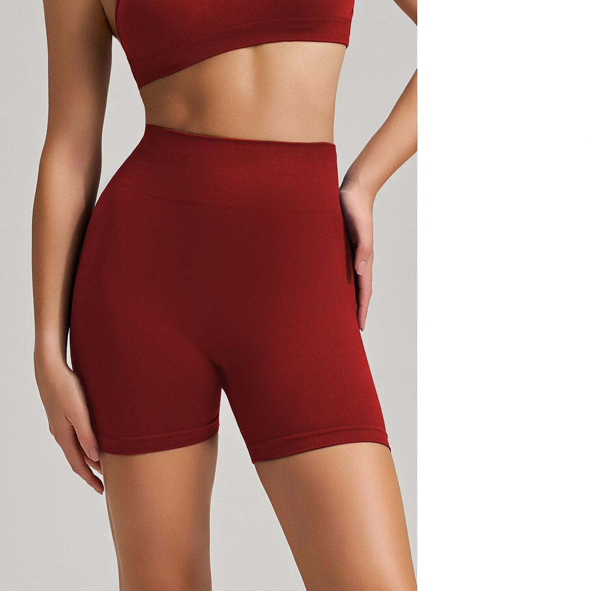 Women's Sexy Hip-Lifting Yoga Shorts, Elastic Length Running Sports Pants, High-Waisted Tummy Control Fitness Hot Pants & Shorts by Ricaloux