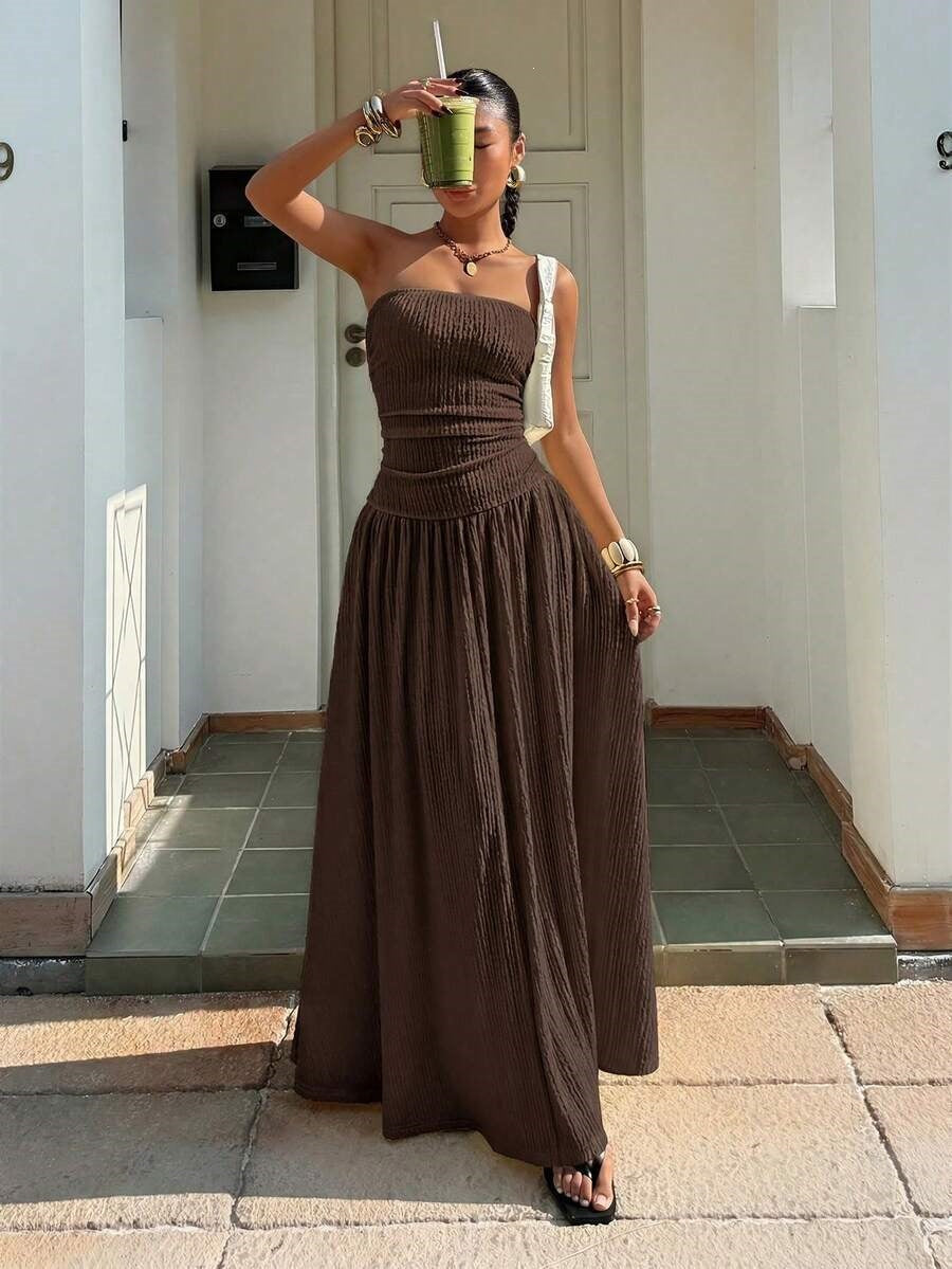 Women's Elegant Figure-hugging Strapless Dress – Premium 0 | RICALOUX