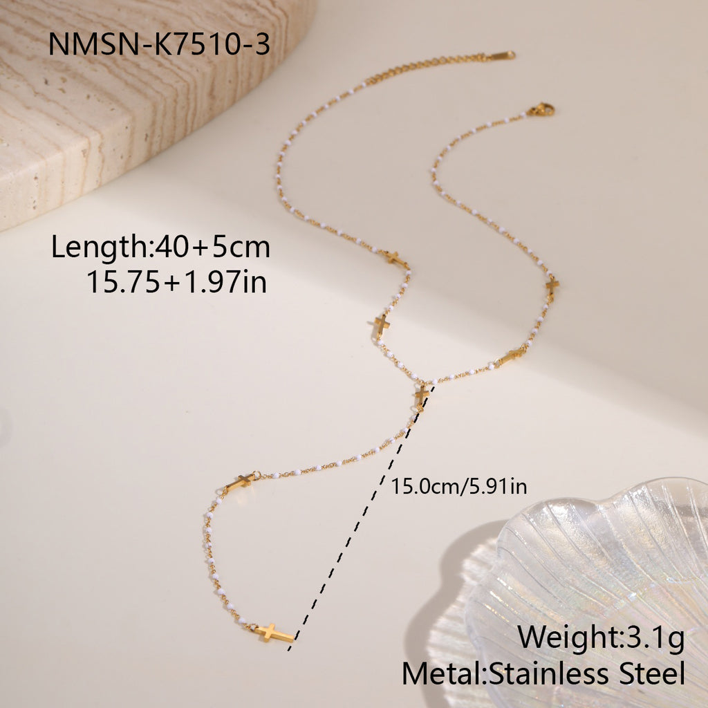 Stainless Steel Jewelry Tassel Necklace For Women – Premium 0 | RICALOUX
