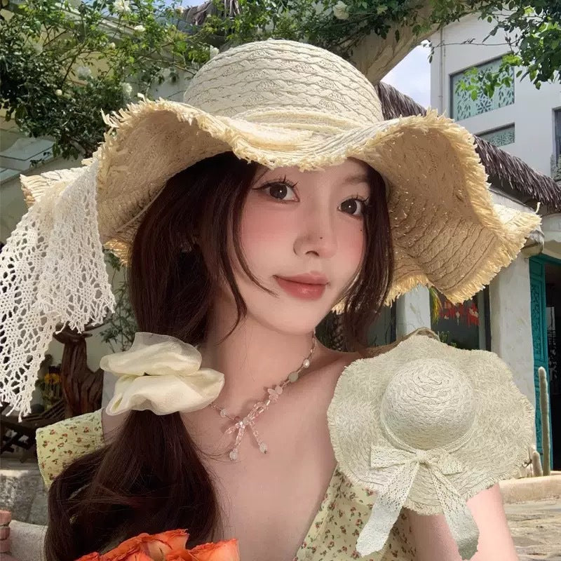 Beach Vacation Sun-protective Hat by Ricaloux