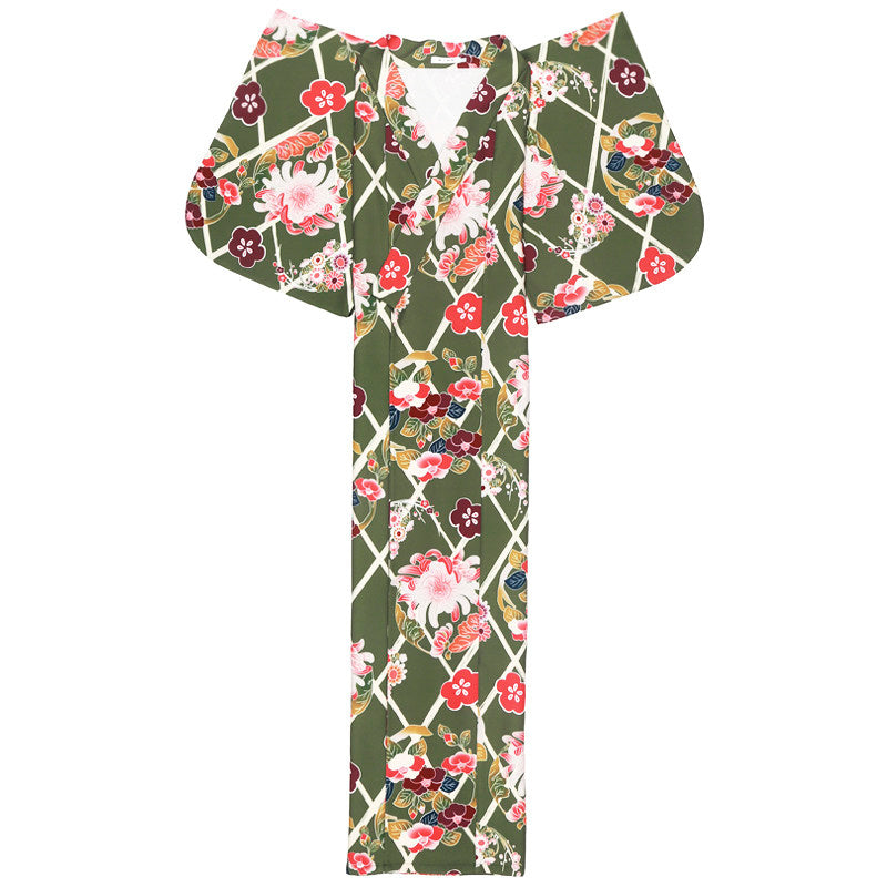 Womens Retro Japanese-style Yukata Traditional Dress by Ricaloux