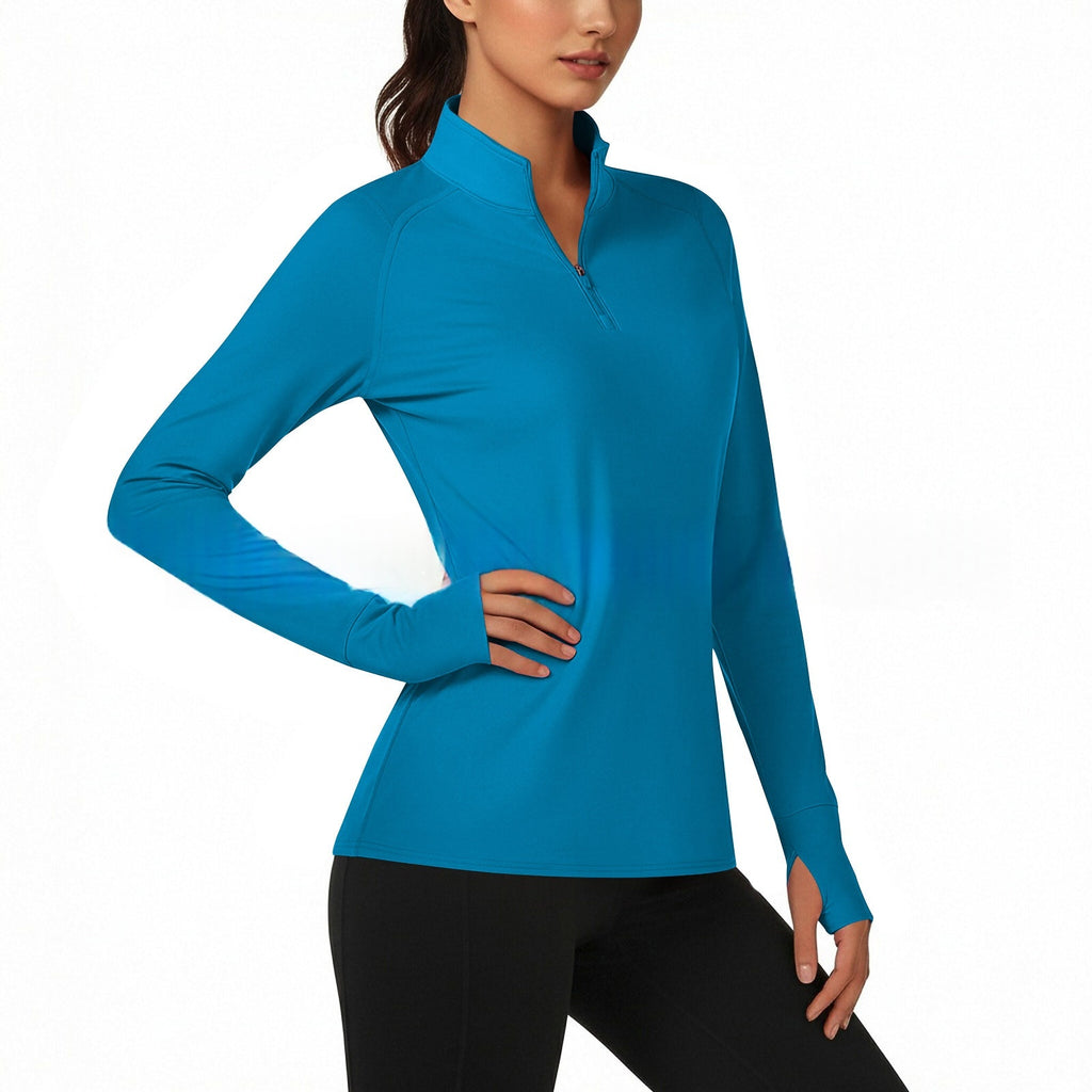 Womens Casual Solid-color Versatile Bottoming Shirt – Premium 0 | RICALOUX