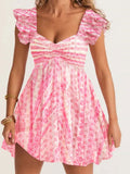 Pink Printing Dress – Premium 4 | RICALOUX
