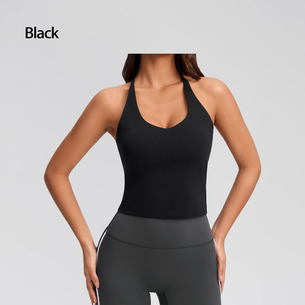 European And American Cross Beautiful Back Yoga Vest Push Up Breast Revealing Fitness Underwear With Breast Pad Yoga Top For Women by Ricaloux