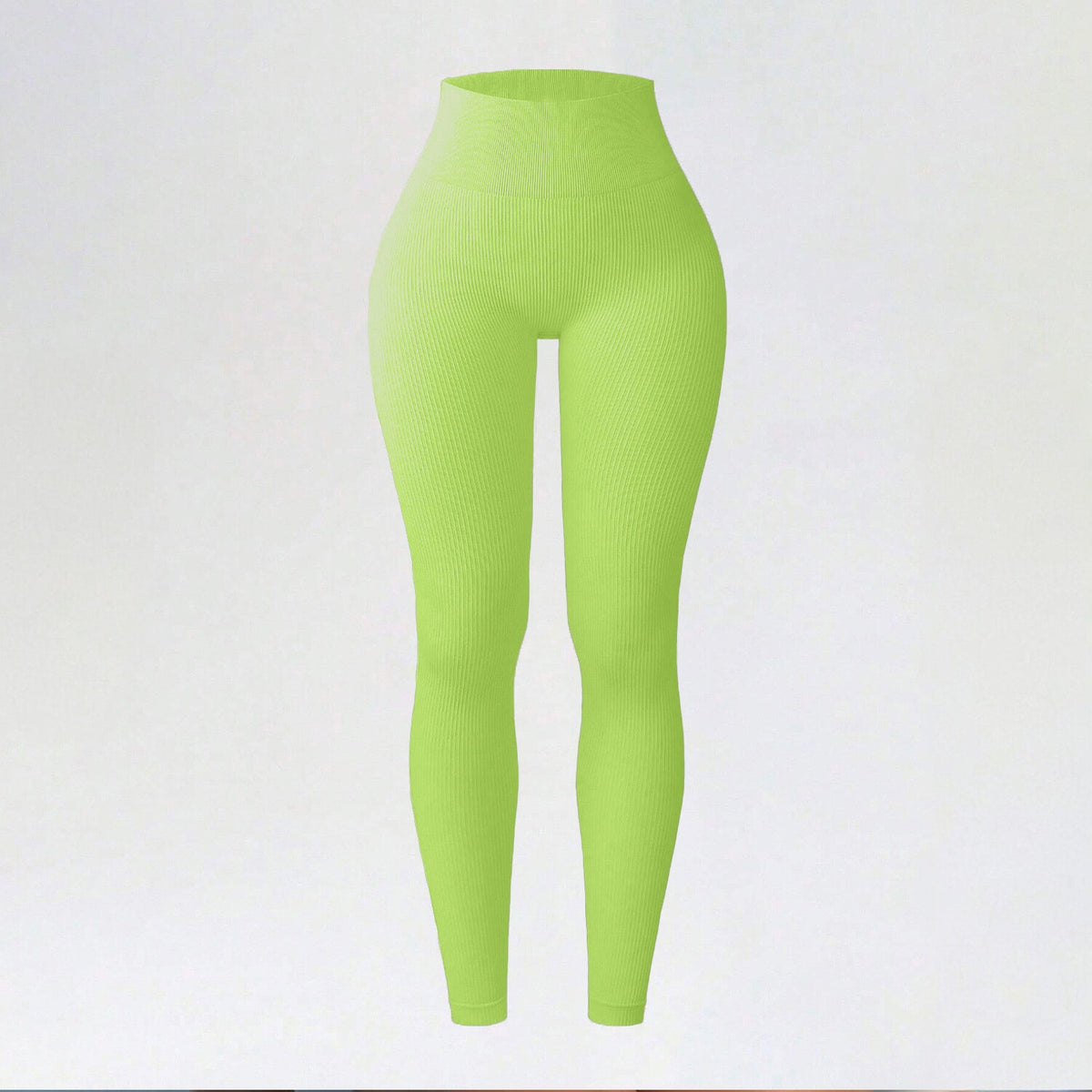 Ribbed Seamless Yoga Pants For Autumn And Winter, High-waisted Tight Sports Leggings, Yoga Apparel Leggings by Ricaloux