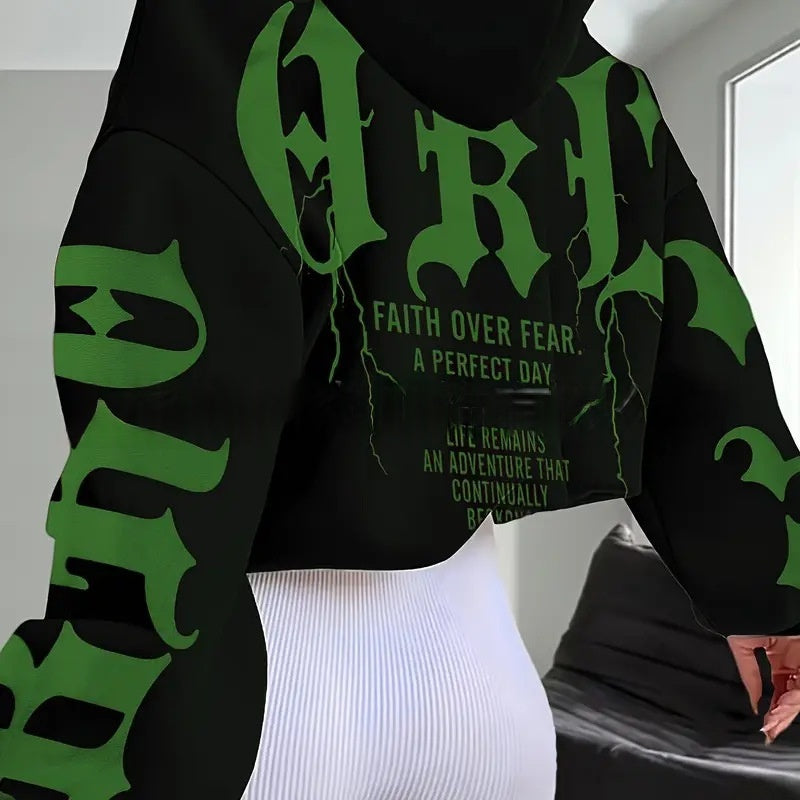 Womens Casual Sweatshirt With 3D Digital Print by Ricaloux