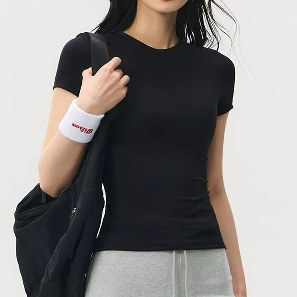 Womens Tightfitting Short Sleeve Yoga Top – Premium 0 | RICALOUX