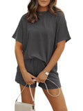 Summer Casual Chic Striped New Round-neck Womens Outfit Set – Premium 0 | RICALOUX