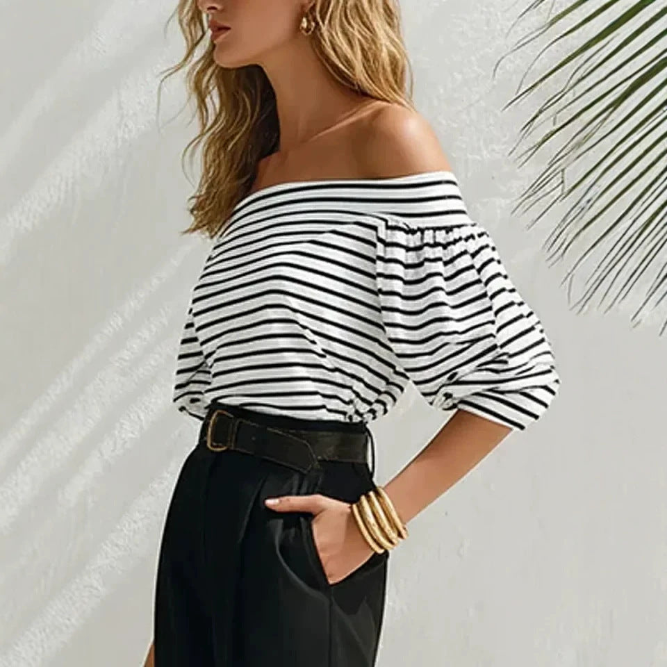 Womens Casual Loose-Fit T-Shirt by Ricaloux